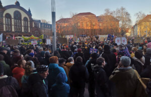 Demo gegen Rechtsextremismus in Saarbrücken